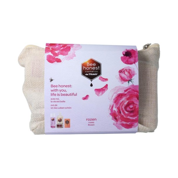 Traay Bee Honest Geschenkverpakking rozen (1 set)