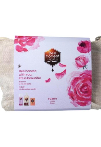 Traay Bee Honest Geschenkverpakking rozen (1 set)