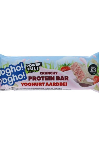 Powerful People Crunchy Proteine Bar Yoghurt Aardbei
