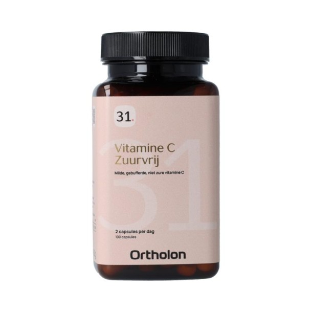 Ortholon Vitamine C Zuurvrij (100 Capsules)