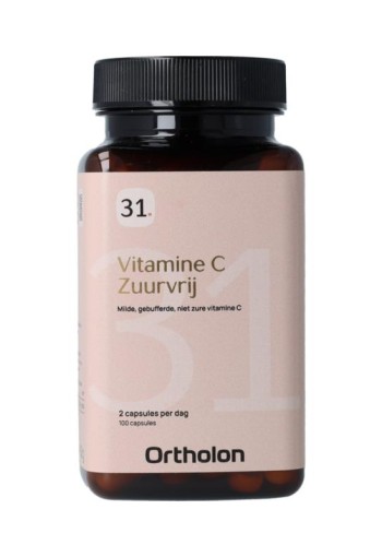 Ortholon Vitamine C Zuurvrij (100 Capsules)