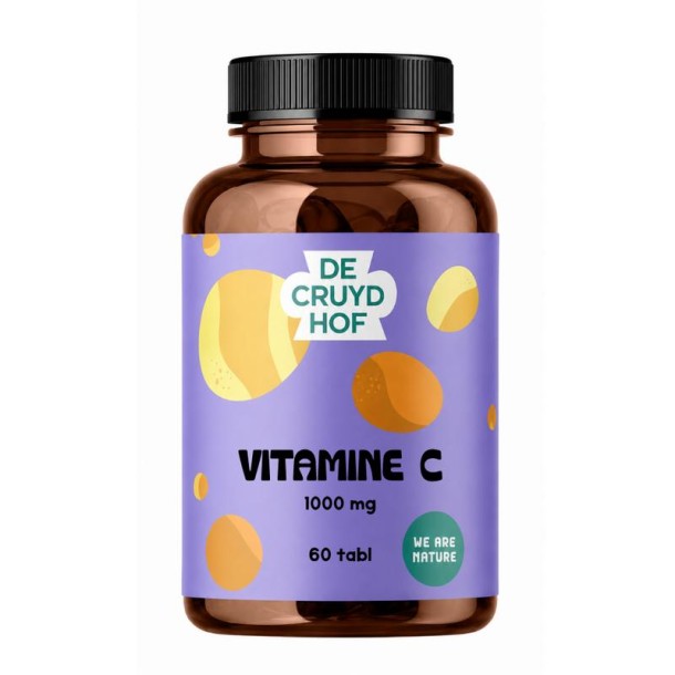 De Cruydhof De Cruydhof Vitamine C, 60 tabl (60 Tabletten)
