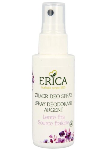 Erica Zilver Deodorant Spray Lente Fris (50 ml)