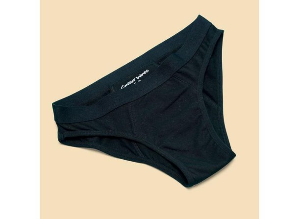 Cheeky Wipes Menstruatie ondergoed Feeling Sporty zw maat 34-36 (1 Stuks)