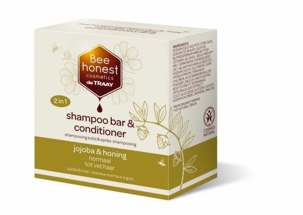 Traay Bee Honest Shampoobar jojoba & honing (80 gr)