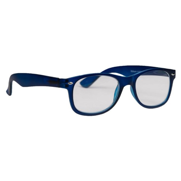Melleson Leesbril wayfarer mat blauw +1.00 (1 st)