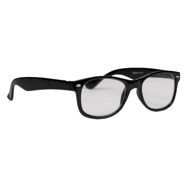 Melleson Leesbril wayfarer glans zwart +1.50 (1 st)
