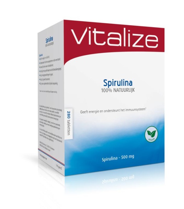 Vitalize Spirulina 500mg 100% nat vital (280 Tabletten)