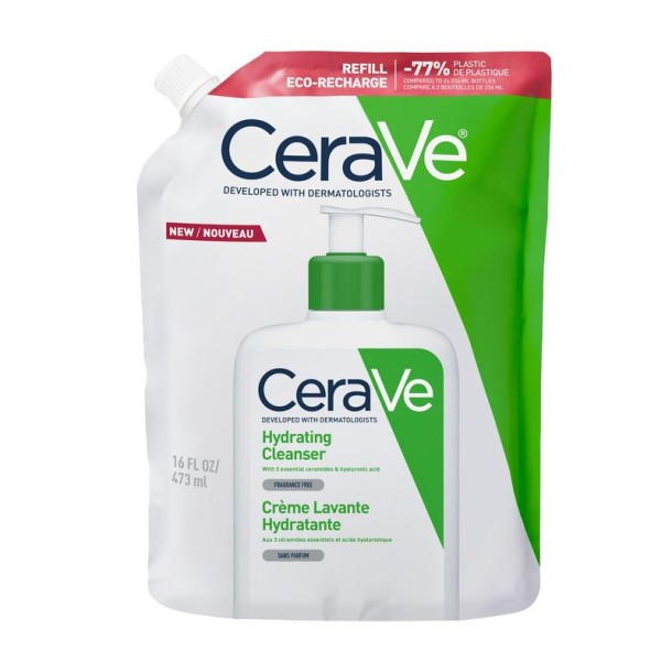 Cerave Hydraterende reinigingscreme navulling (473 ml)