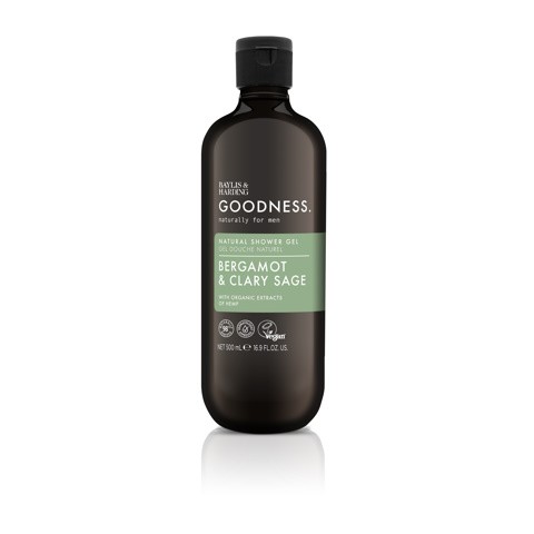 Baylis & Harding Goodness men showergel bergamot & clary sage (500 ml)