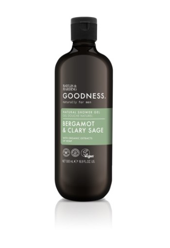 Baylis & Harding Goodness men showergel bergamot & clary sage (500 ml)