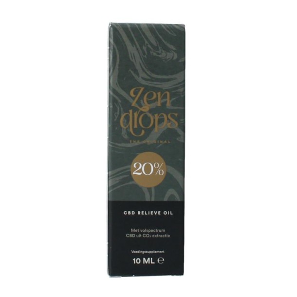 Zendrops CBD olie 20% hennepzaadolie (10 Milliliter)