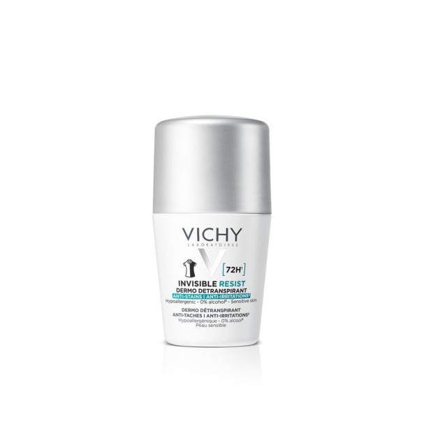 Vichy Deodorant roll-on invisible resist anti-transpiran (50 Milliliter)