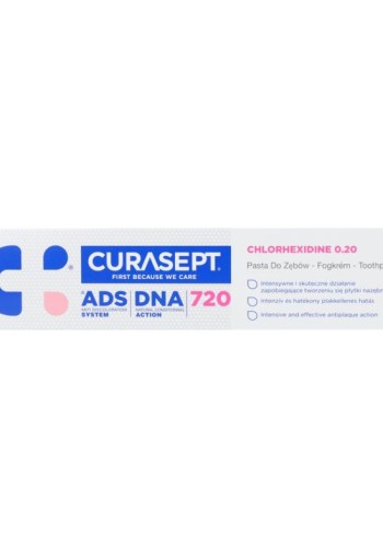 Curasept ADS DNA 720 CHX 0,20% gel-tandpasta (75 ml)