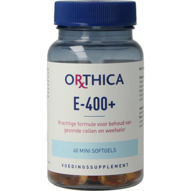 Orthica Vitamine E-400+ (60 Softgels)