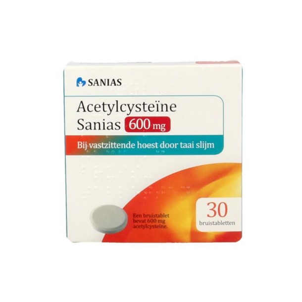 Sanias Acetylcysteine 600mg (30 brt)