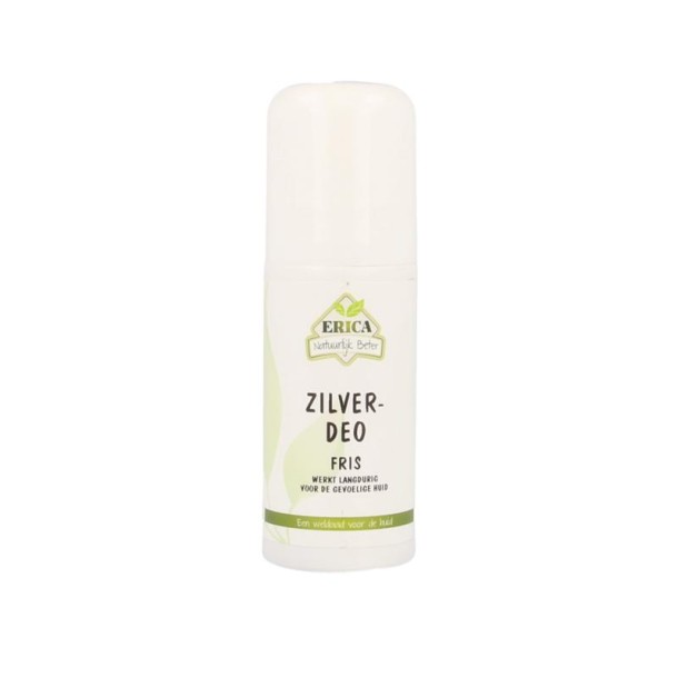 Erica Deodorant roller zilver fris (50 ml)