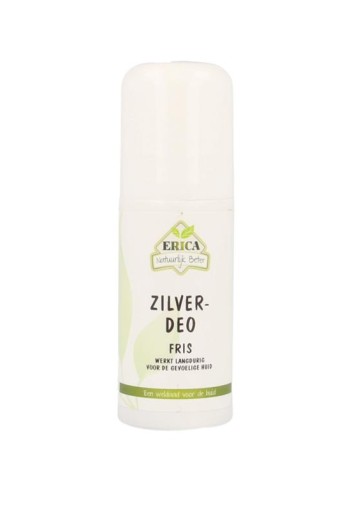 Erica Deodorant roller zilver fris (50 ml)
