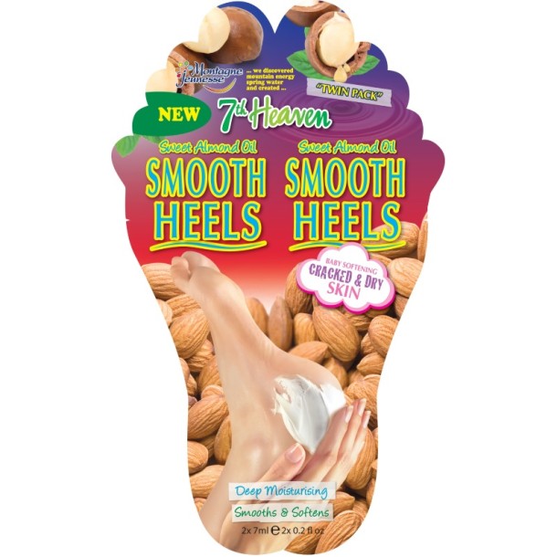 Montagne 7th Heaven voetenmasker smooth heels (1 set)