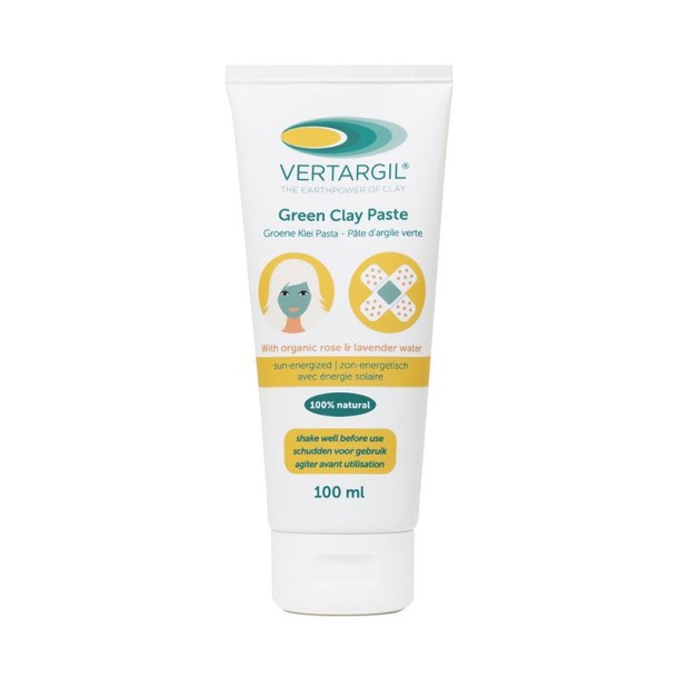 Vertargil Groene klei pasta in tube (100 Milliliter)