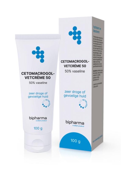 Bipharma Cetomacrogol vetcreme 50 (100 Gram)