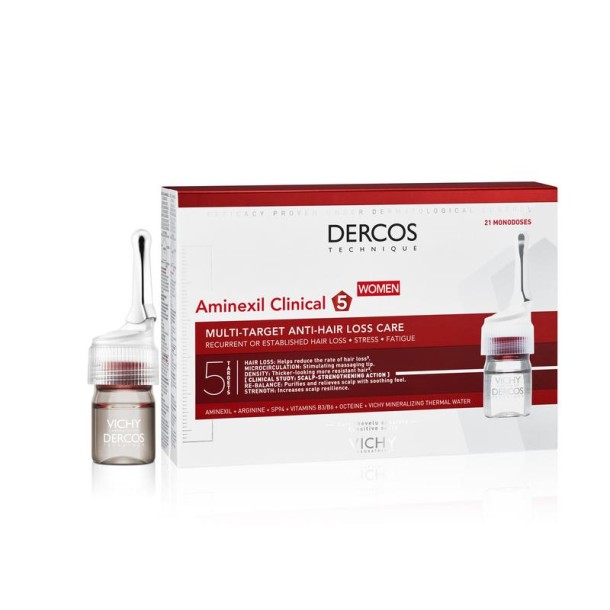 Vichy Dercos aminexil clinical 5 vrouw (21 Stuks)
