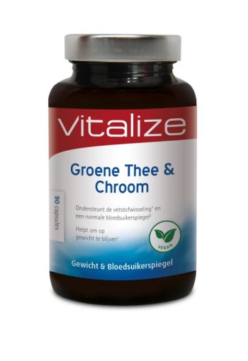 Vitalize Groen thee & chroom (90 ca)