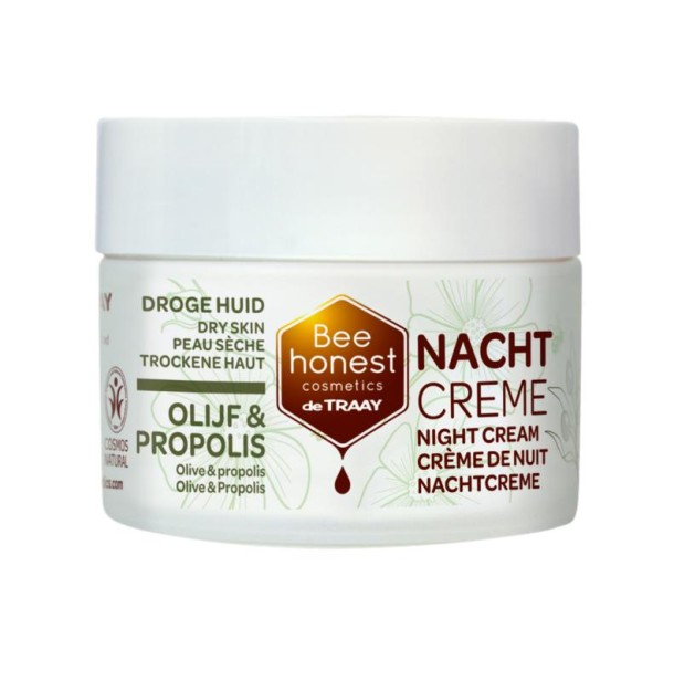 Traay Bee Honest Nachtcreme olijf propolis (50 ml)