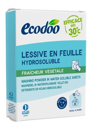 Ecodoo Wasstrips laundry plant freshness eco (53 gr)