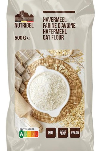Nutribel Havermeel glutenvrij bio (500 gr)
