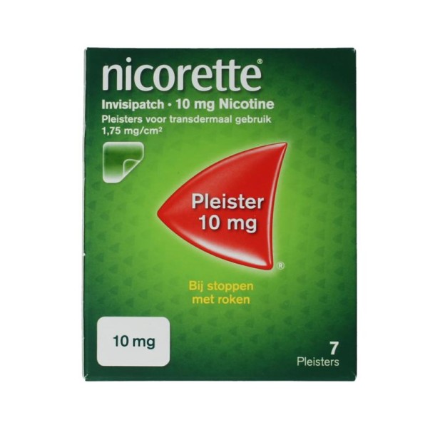 Nicorette Patch invisible 10mg (7 Stuks)