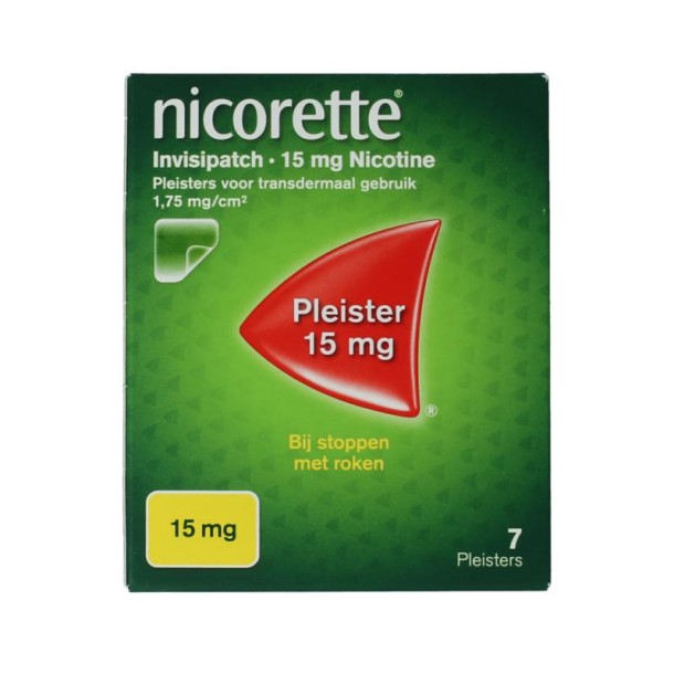 Nicorette Patch invisible 15mg (7 Stuks)