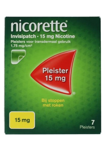 Nicorette Patch invisible 15mg (7 Stuks)