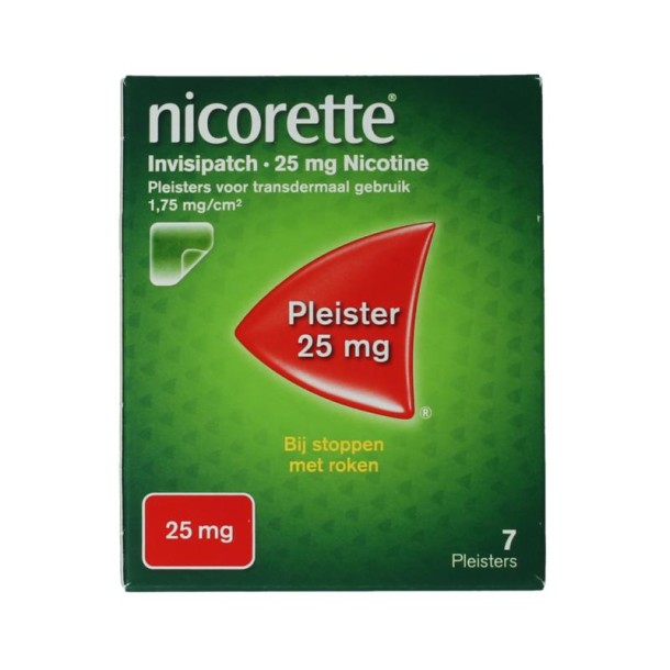 Nicorette Patch invisible 25mg (7 Stuks)
