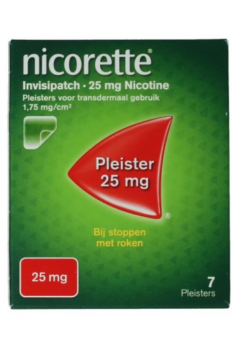 Nicorette Patch invisible 25mg (7 Stuks)
