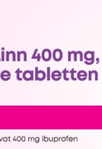 Linn Ibuprofen 400mg roze tablet (20 Stuks)