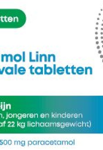 Linn Paracetamol ovaal 500mg (50 Stuks)