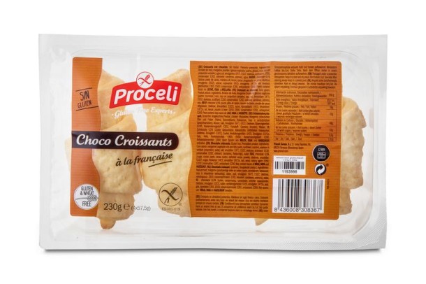 Proceli Croissant choco 4 stuks (230 Gram)