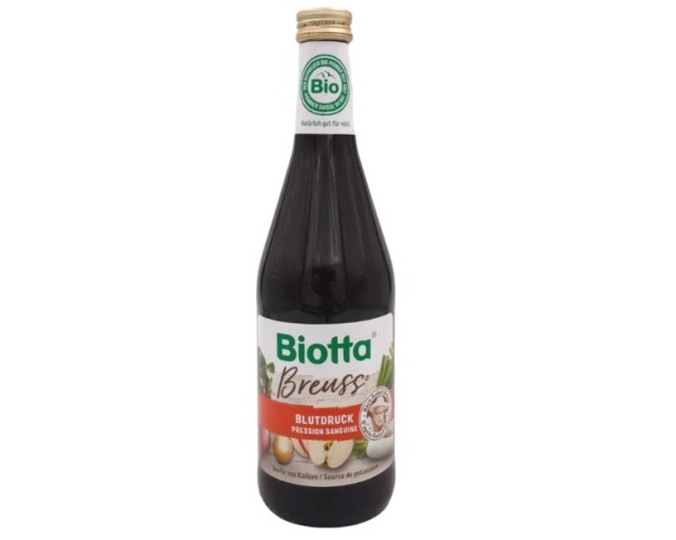 Biotta Groentesap bloeddruk Breuss bio (500 Milliliter)