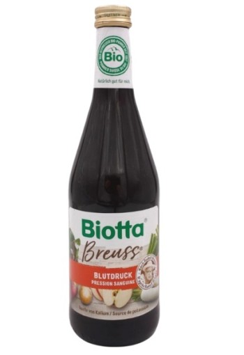 Biotta Groentesap bloeddruk Breuss bio (500 Milliliter)