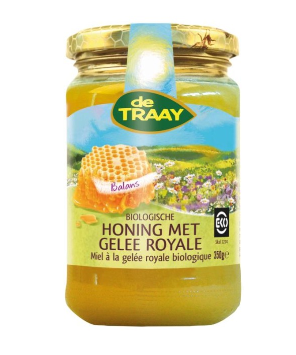 de Traay Honing gelee royale eko bio (350 Gram)
