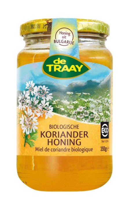 de Traay Koriander honing bio (350 Gram)