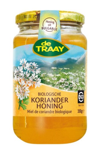 de Traay Koriander honing bio (350 gr)