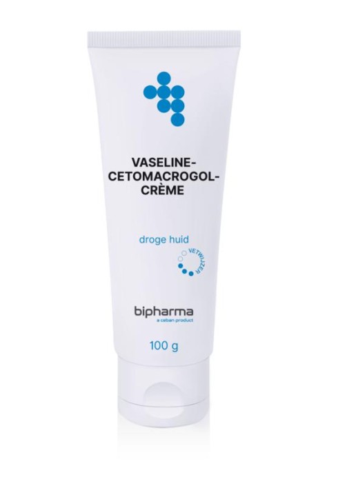 Bipharma Vaseline-cetomacrogolcreme losse tube (100 Gram)