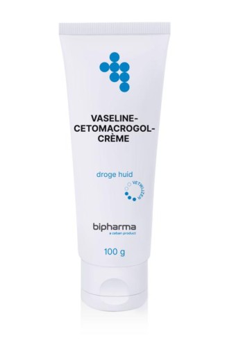 Bipharma Vaseline-cetomacrogolcreme losse tube (100 gr)
