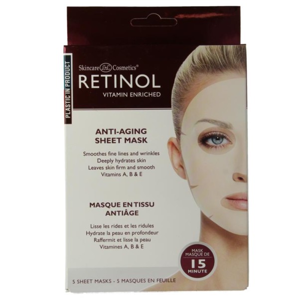 Retinol Anti-aging sheet mask (5 st)