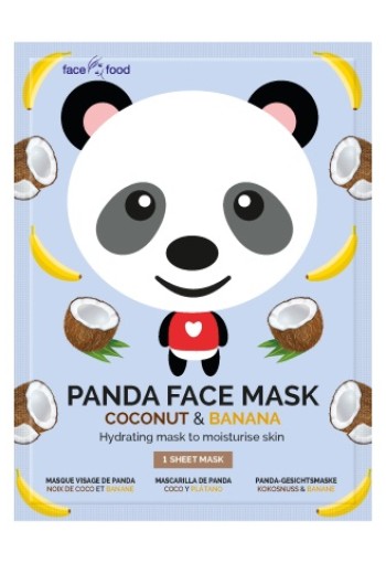 Montagne Panda sheet face mask coconut & banana (1 st)