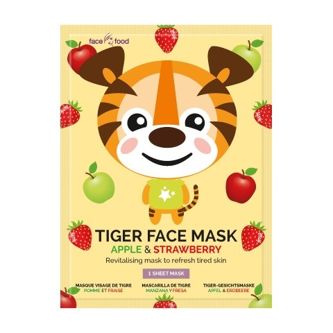 Montagne Tiger sheet face mask apple & strawberry (1 st)