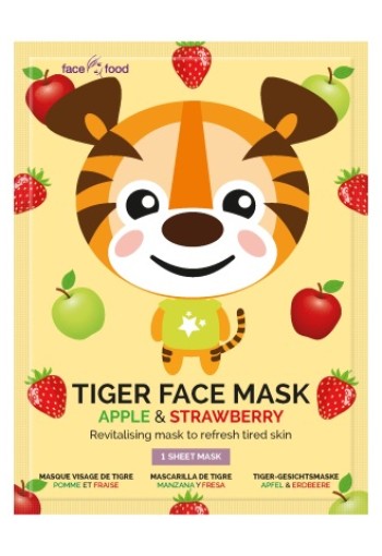 Montagne Tiger sheet face mask apple & strawberry (1 st)