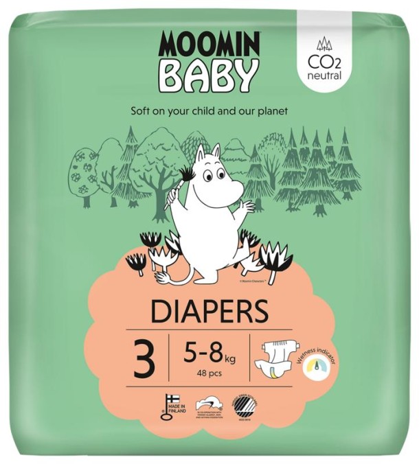 Moomin Baby luiers maat 3 (48 st)
